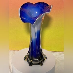 Vintage Jack In the Pulpit Glass Vase
